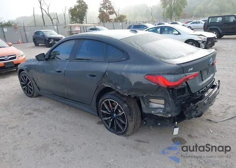 2024 BMW I4 Edrive35 z USA, uszkodzony, nr VIN WBY43AW05RFR83451